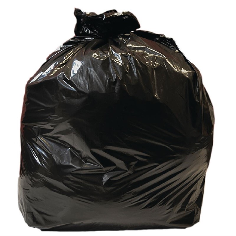 Jantex mittelschwerbelastbare Müllbeutel schwarz 80L