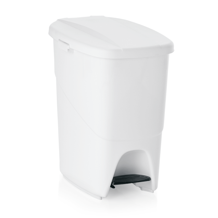 PP-Treteimer, Klick-System, weißer Deckel, 25 ltr.