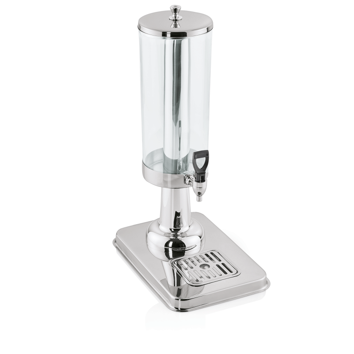 Getränkedispenser 3 ltr., Edelstahl, PC Behälter