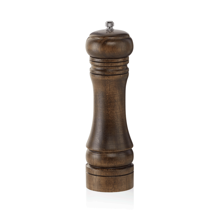 Holz-Pfeffermühle, braun, 21 cm