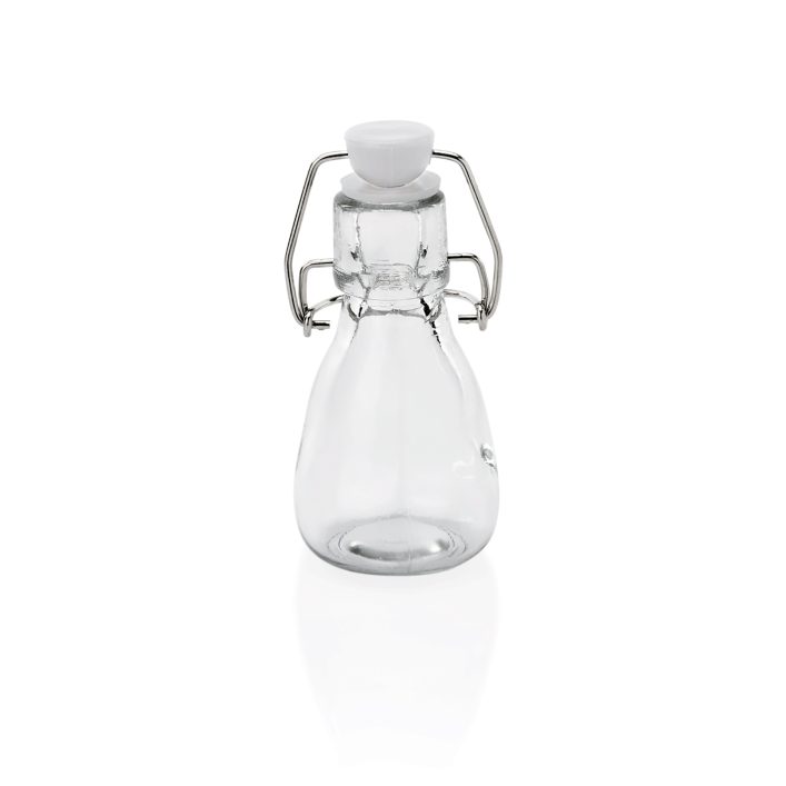 Bügelverschlussflasche 0,09 ltr. / Ø 5,5 cm / Höhe 11 cm