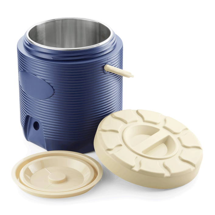 Thermospeisebehälter 18 ltr., blau, innen CNS