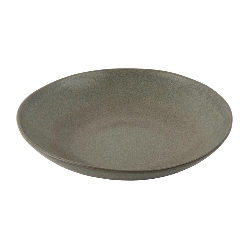 Olympia Build-A-Bowl Flache Schalen dunkelgrün 25cm (4 Stück