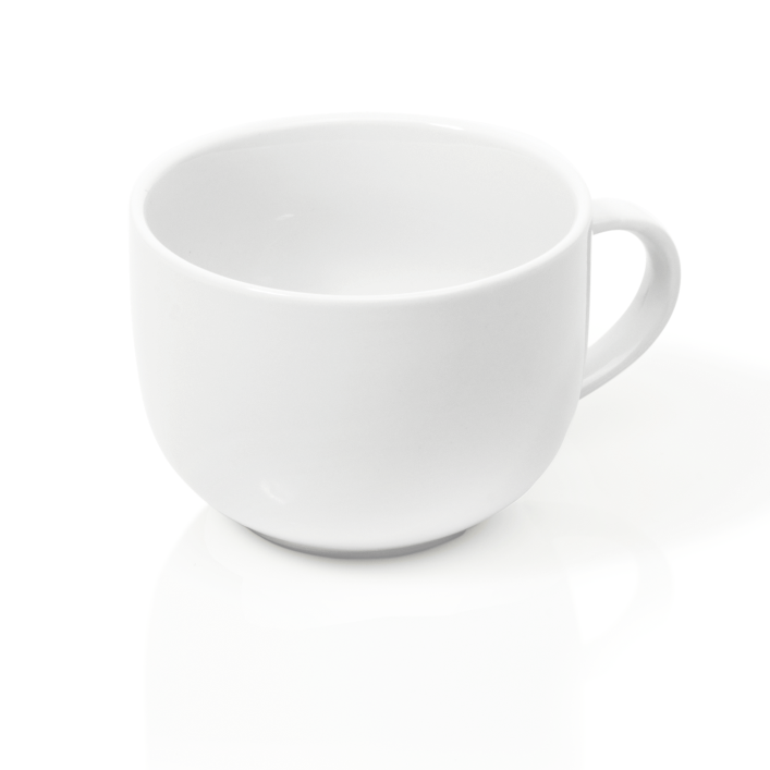 Milchkaffeetasse aus Porzellan - 0,45 ltr.