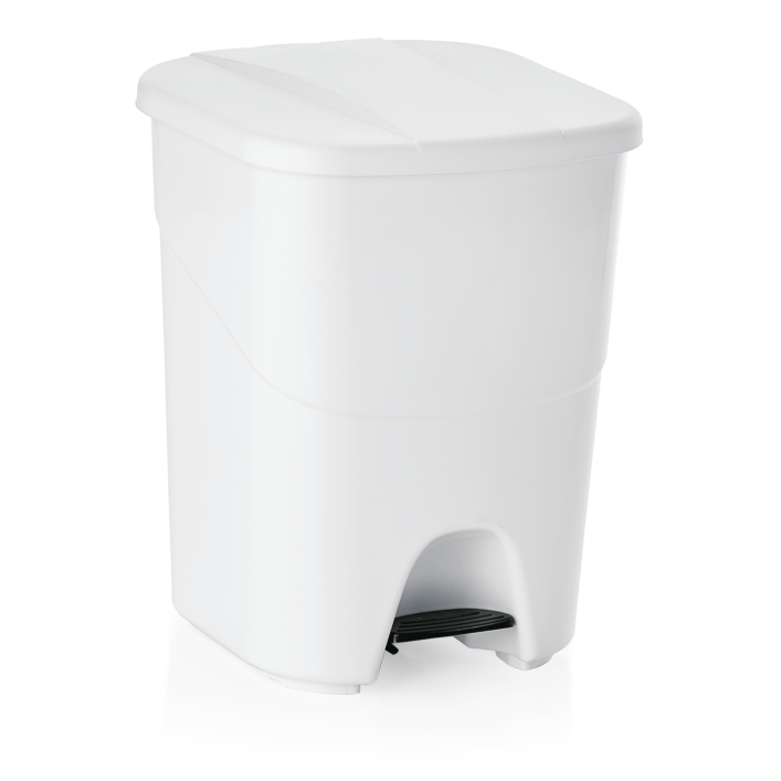 PP-Treteimer, Klick-System, weißer Deckel, 40 ltr.