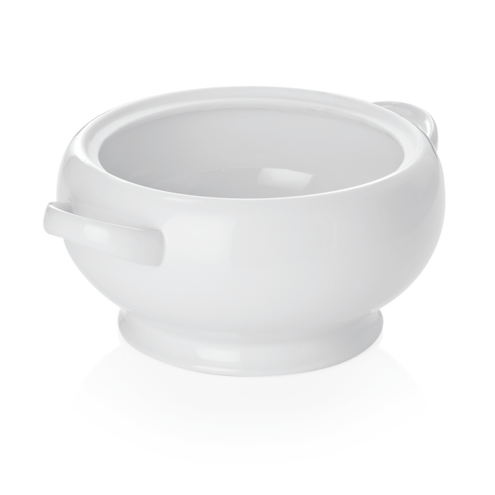 Porzellan-Terrine ohne Deckel, 2,5 ltr.