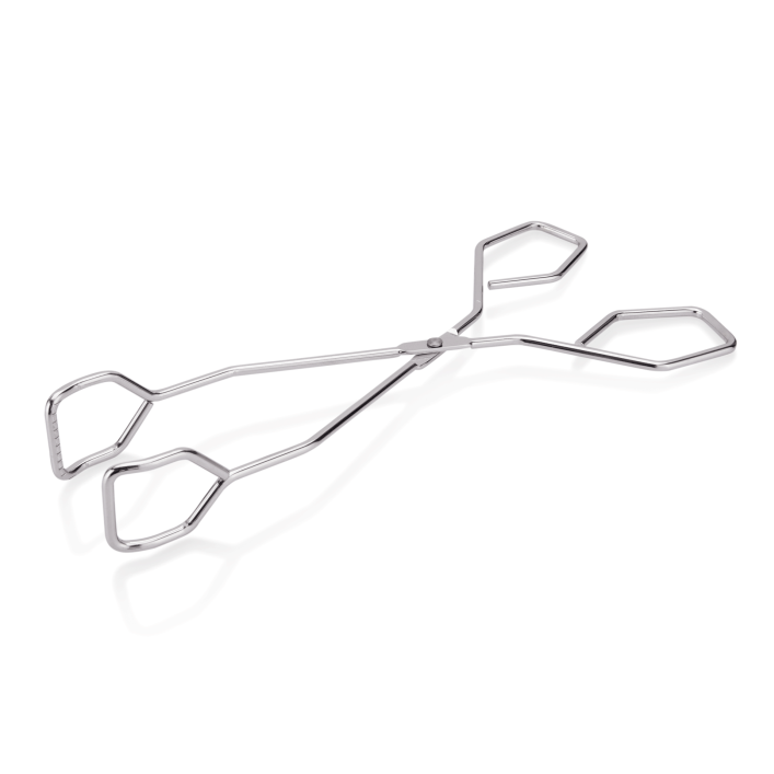 Grillzange 38 cm, verchromt