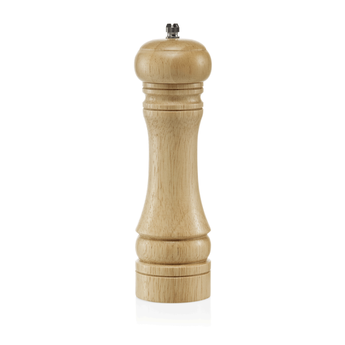 Holz-Pfeffermühle, helle Holzoptik, 22 cm