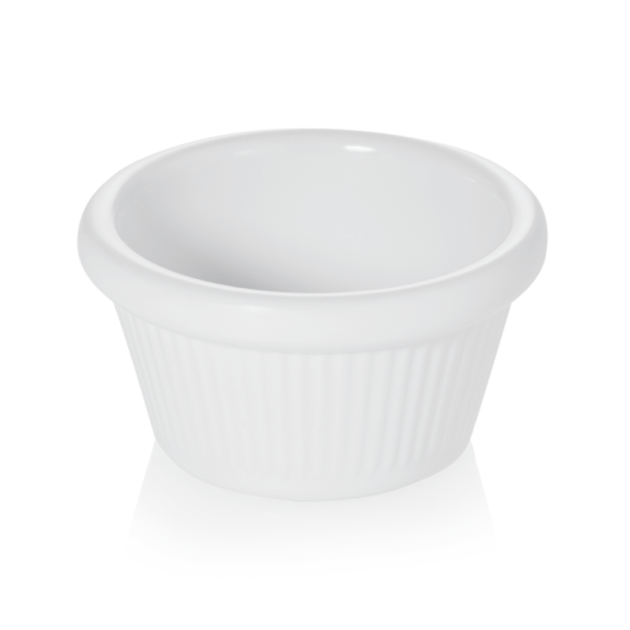 Melamin-Dippschale, gerillter Rand, Ø 7 cm/3,7 cm/0,05 ltr.