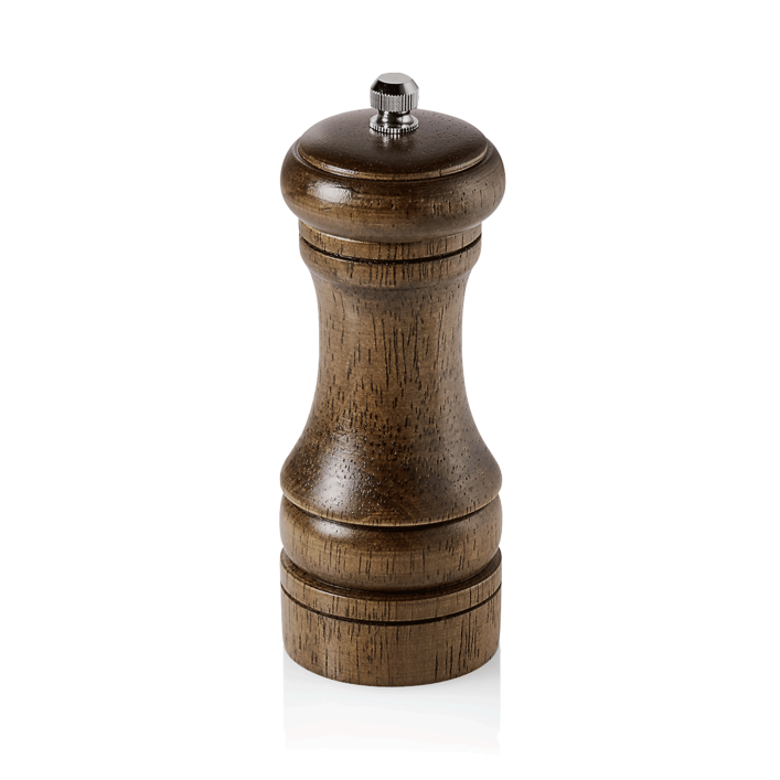 Holz-Pfeffermühle, braun, 13,0 cm