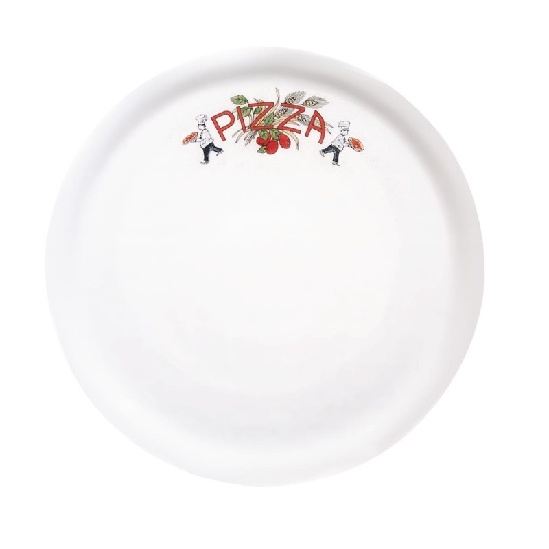 Saturnia Porzellan Pizzateller 31cm mit Pizzaverzierung