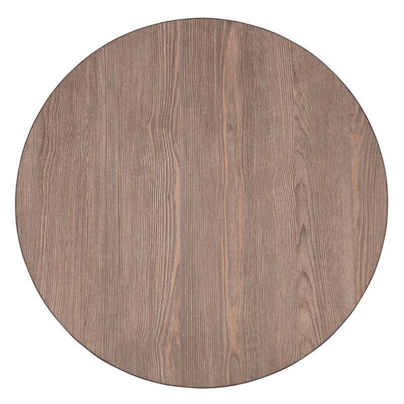 Bolero runde Tischplatte Vintage Holz 60cm