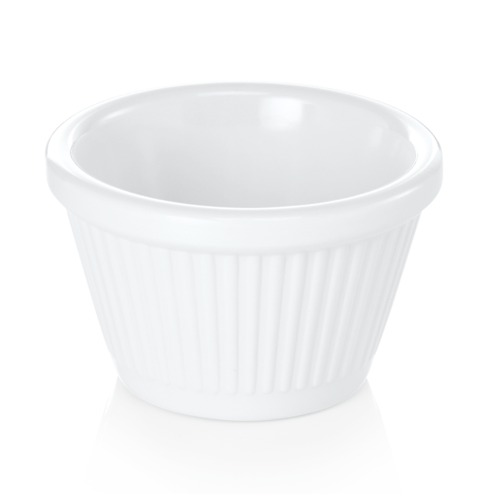 Melamin-Dippschale, gerillter Rand, Ø 6 cm/3,7 cm/0,04 ltr.