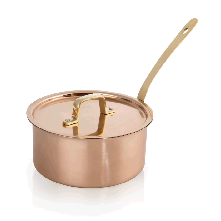 Servierkasserolle mit Deckel  - Copper Look 20