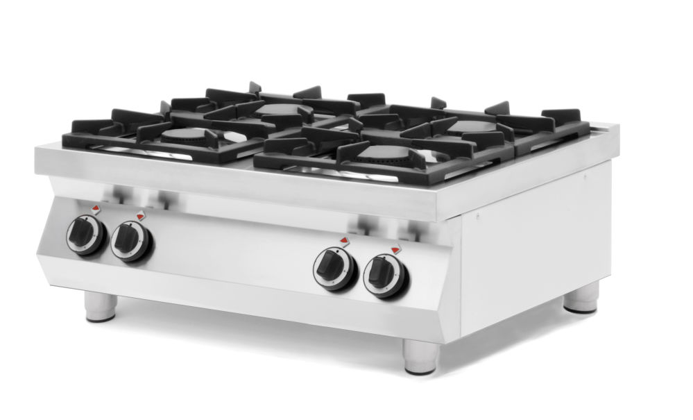 Gasherd Kitchen Line - 4 Kochfelder, Table-Top