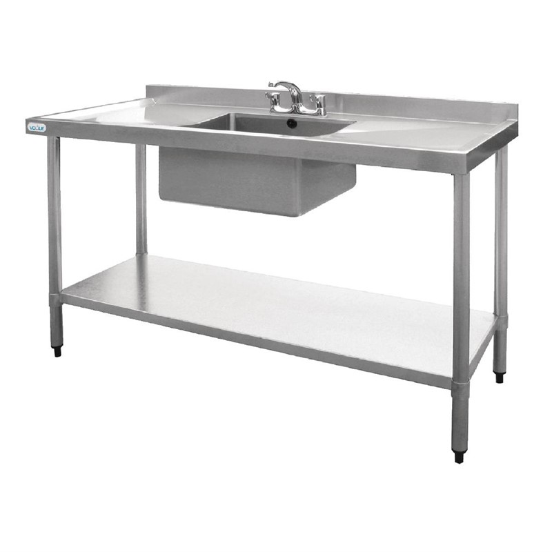 Vogue Spültisch Becken in der Mitte 150cm lang