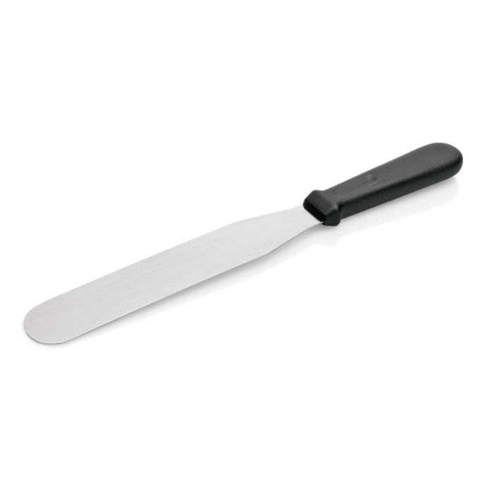 Edelstahl-Palette mit Kunststoffgriff, 34 cm/Laffe: 20x2,2 c