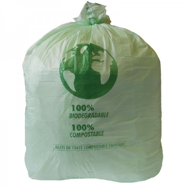 Jantex Große kompostierbare Abfallsäcke 90L 20 Stück