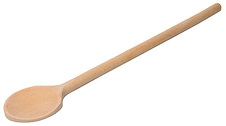 Holz-Kochlöffel, rund 24 cm