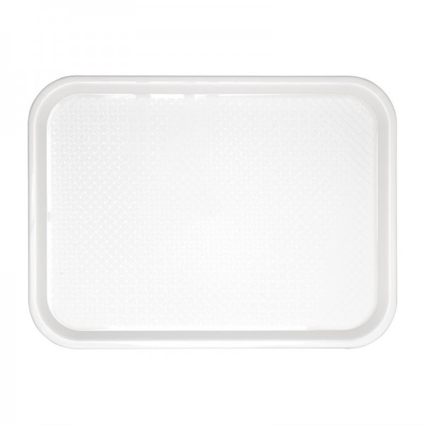 Kristallon Fast Food-Tablett weiß 41,5 x 30,5cm