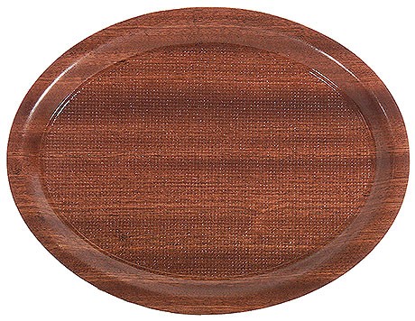 Holz-Tablett, oval,