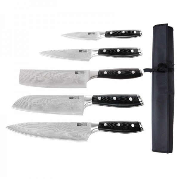 Tsuki 5-teiliges Messerset mit Tasche